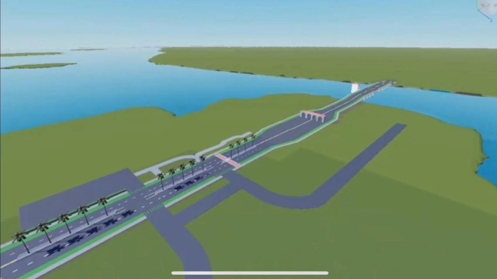 Image of a highway created by WideCommunication2 for their GTA 6 Roblox project.