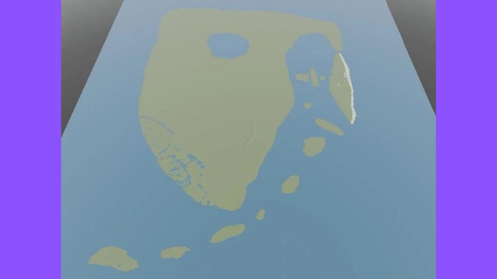 Image of the GTA 6 Roblox map created by Redditor WideCommunication2.